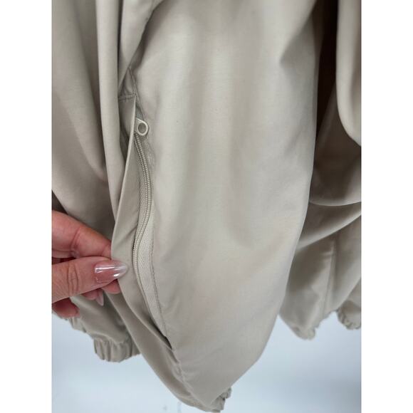 Footjoy Mens Pullover Windbreaker Size XL Tan Pockets Golf Casual Lightweight - Picture 9 of 10